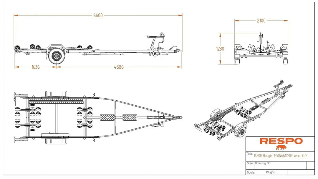 Respo 1350V661 Multirulla - Mitat