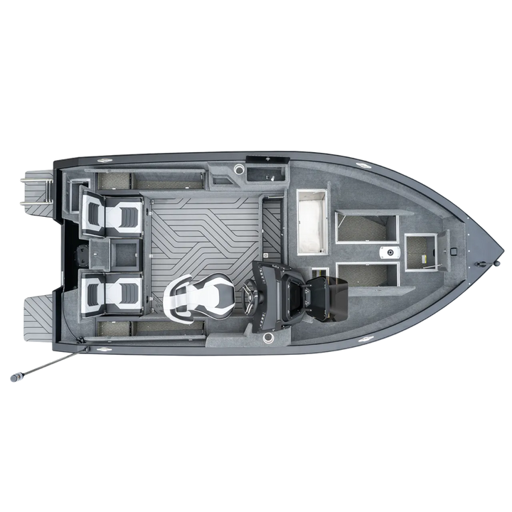 Alba 460 C - Yläviistosta - Luukut auki - Peräpenkit auki