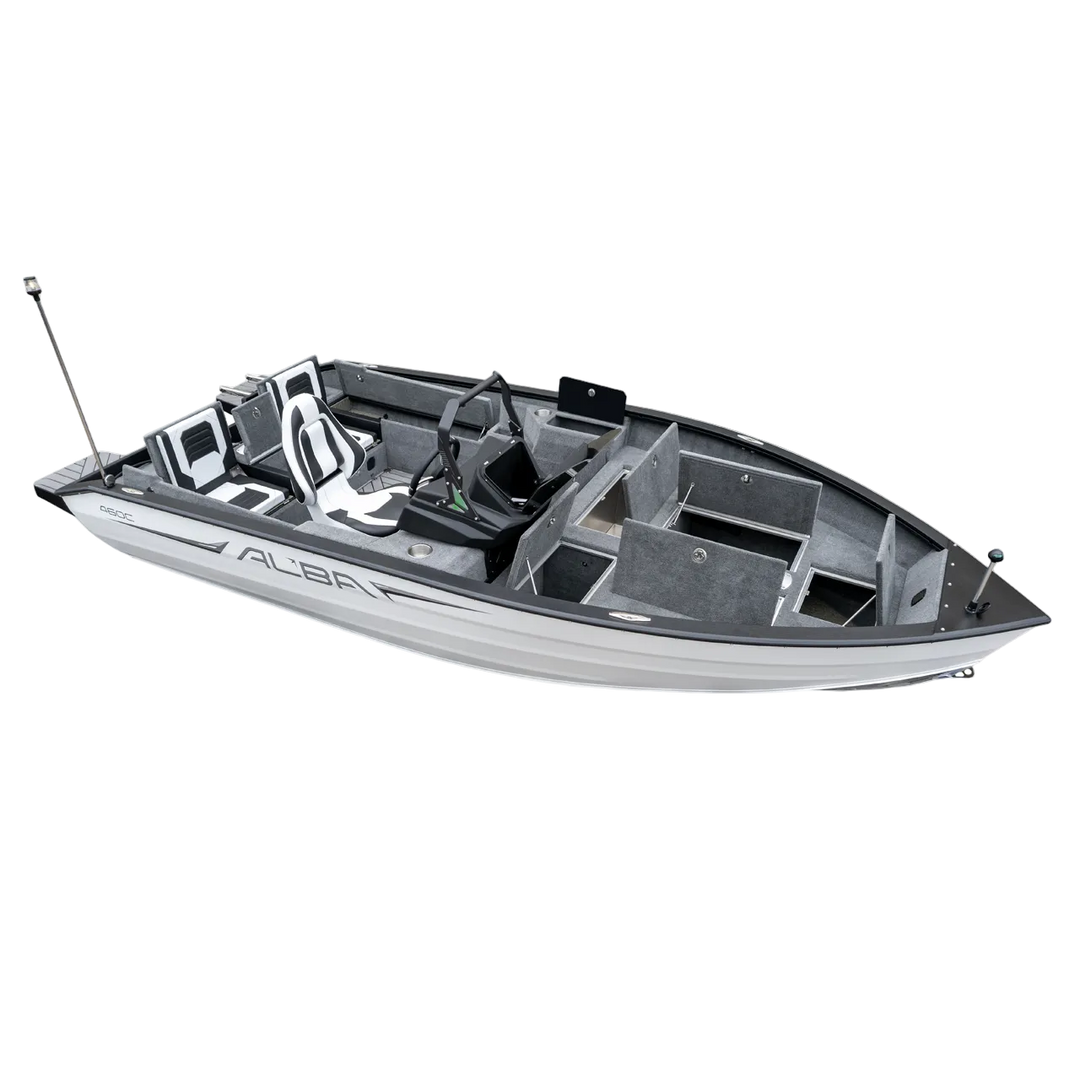 Alba 460 C - Yläviistosta - Luukut ja penkit auki