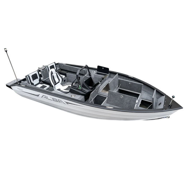 Alba 460 C - Yläviistosta - Luukut ja penkit auki