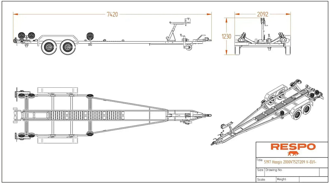 Respo 2000V742T209 - Mitat