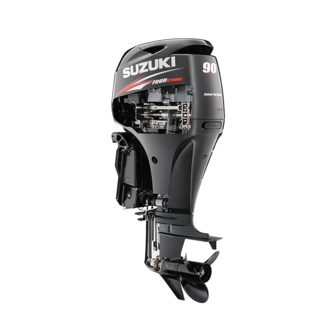 Suzuki DF90AL - Leikkauskuva