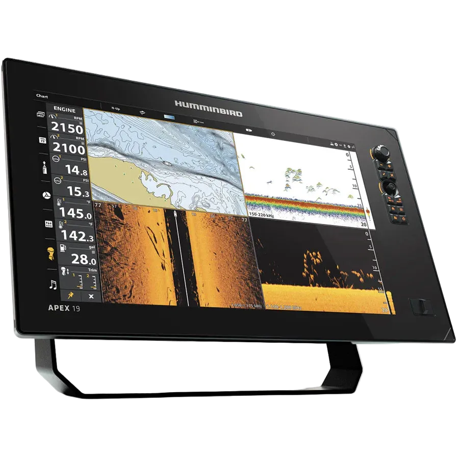 Humminbird APEX - Etuviistosta